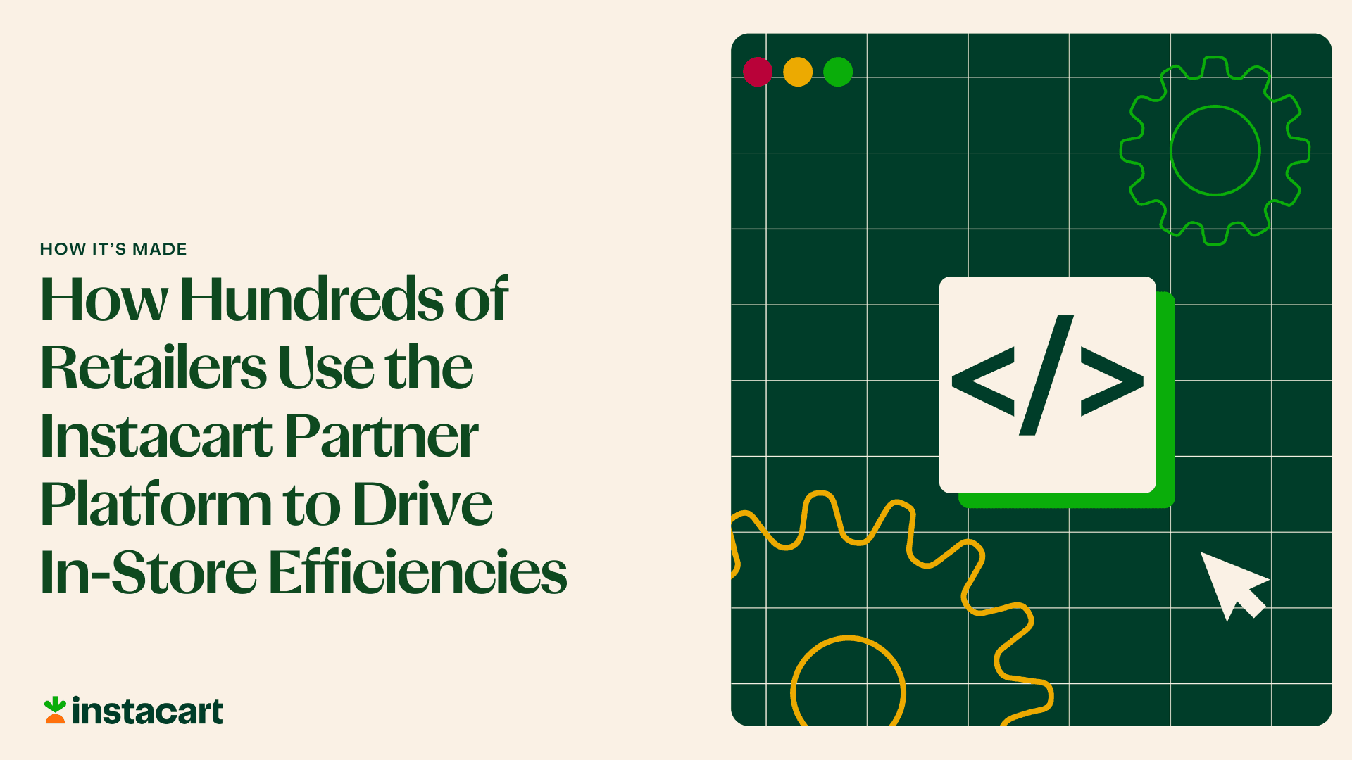 Instacart Engineering Blog Header