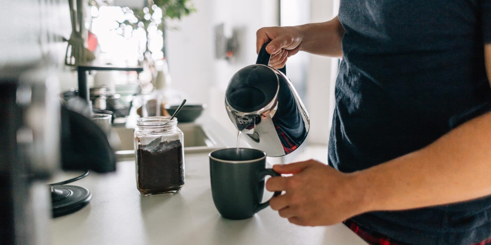 person-making-coffee
