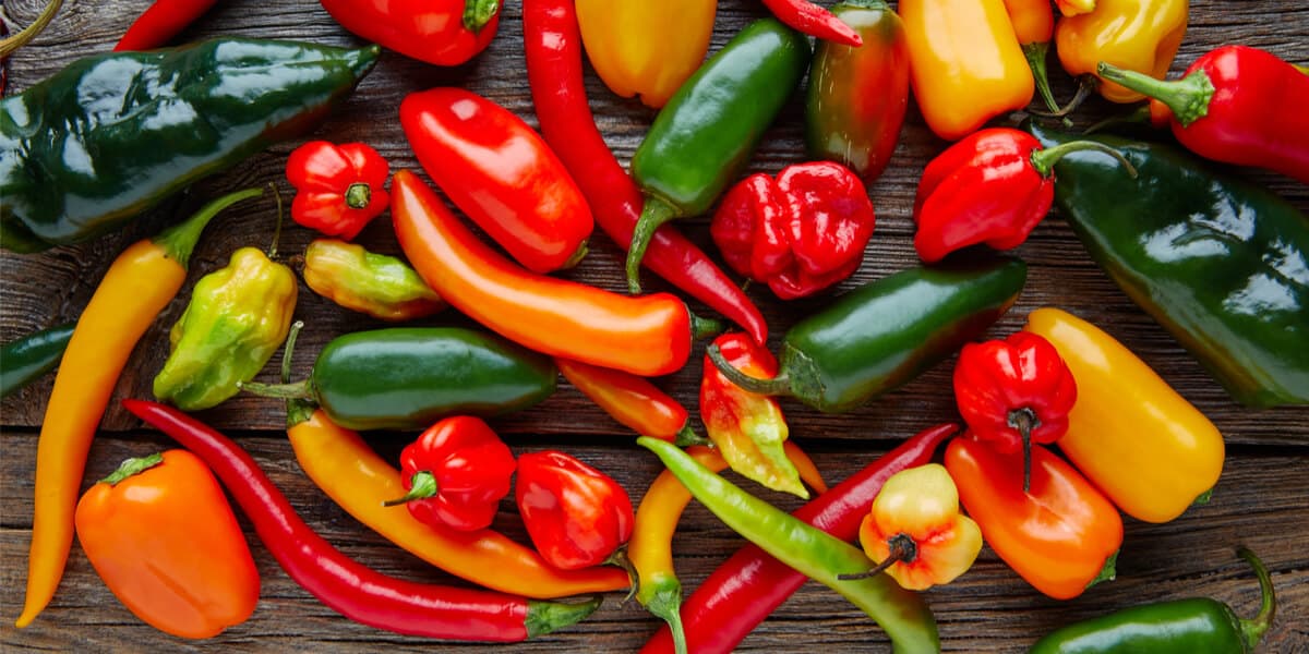 Mixed peppers